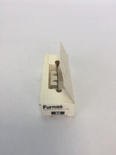 FURNAS E6 OVERLOAD HEATER (LOT OF 3)0