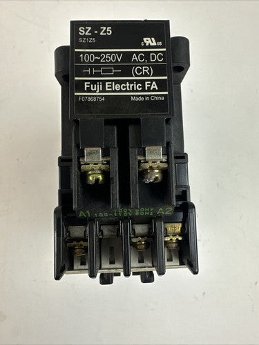 FUJI STARTER 4NC0F0#10 SC-0 3PH 5HP 600VAC COIL 100-110V 60HZ SZ-Z5 TR-0N5