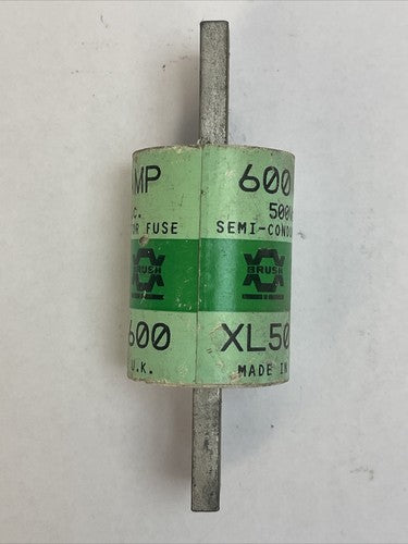 BRUSH XL50F600 SEMI-CONDUCTOR FUSE 600AMP 500VAC2