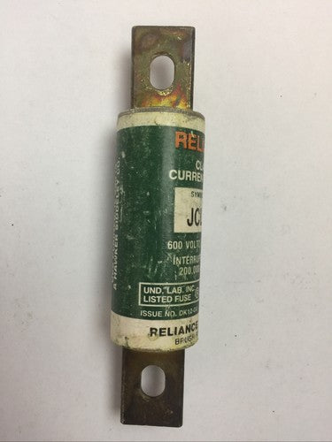 RELIANCE JCL100 CLASS J CURRENT LIMITING FUSE 100AMP 600VAC (LOT OF 5)3