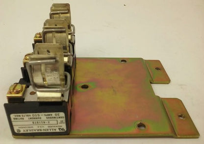 ALLEN BRADLEY 1494F-C663 SER. A,FUSE BLOCK ADAPTER PLATE KIT,60A,600V,W/X-4019797