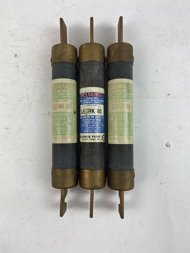 Reliance LESRK90 90A 600V Fuse "Lot of 3"0