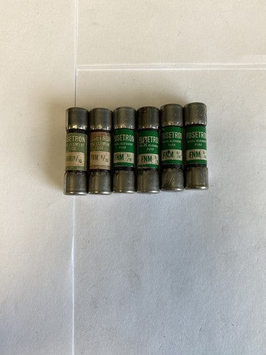 Bussmann Fusetron FNM-6/10 6/10A  250V Fuse "Lot of 6"0