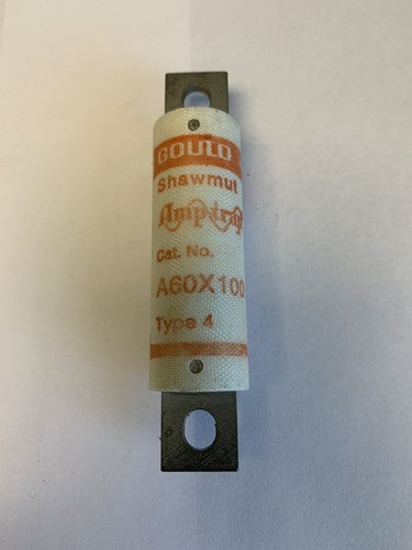 Gould Shawmut Amp-trap A60X100 Type 4 100A 600V Fuse "Lot of 3"1