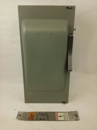 ITE SIEMENS NF353, TYPE 1, SAFETY SWITCH, 100A, 600V, 3PH, 60 MAX H.P., INDOOR0