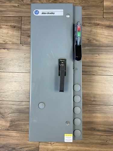 ALLEN BRADLEY 512-AJB-6P-24R COMBINATION STARTER SIZE 0 TYPE 3R, 4, 120