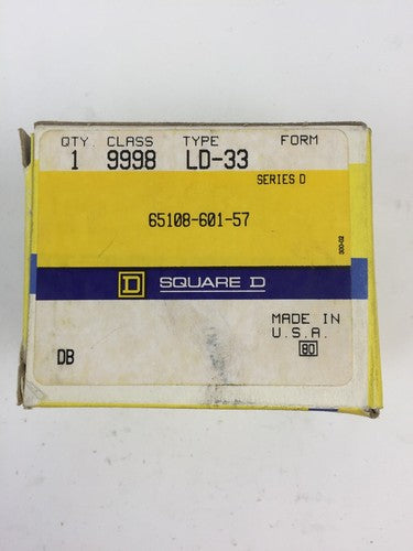 SQUARE D CLASS 9998 TYPE LD-33 CONTACT REPLACEMENT KIT0