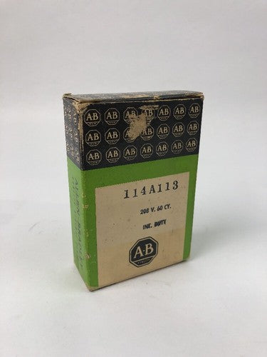 ALLEN BRADLEY 114A113 COIL 208 V 60 CY INT. DUTY  NEW IN ORIGINAL BOX0