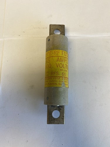 Economy Fuse RFS65 65A 600V Fuse "Lot of 3"1