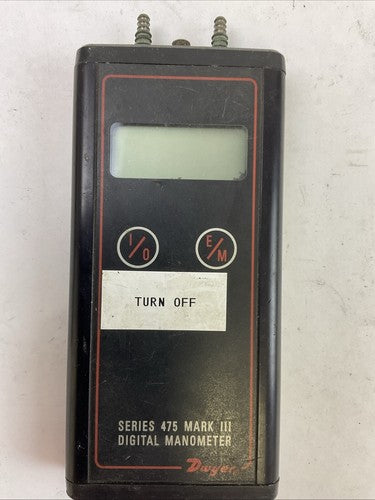 DWYER SERIES 475 MARK III DIGITAL MANOMETER ***BATTERY NOT INCLUDED***1