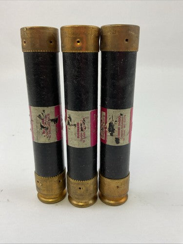 FUSETRON FRS-R-45 DUAL-ELEMENT TIME DELAY CURRENT LIMITING 600VAC 45A (LOT OF 3)3