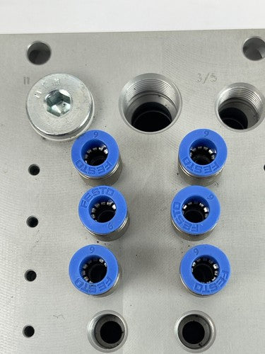 FESTO - CPV14-V1 - VALVE MANIFOLD - W/ PNEUMATIC CONNEC. PLATE, C402(3), C102(5)10