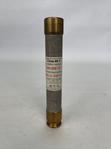 CEFCO CTS-R 25 CURRENT LIMITING CLASS RK-1 FUSE 25AMP 600VAC (LOT OF 7)4