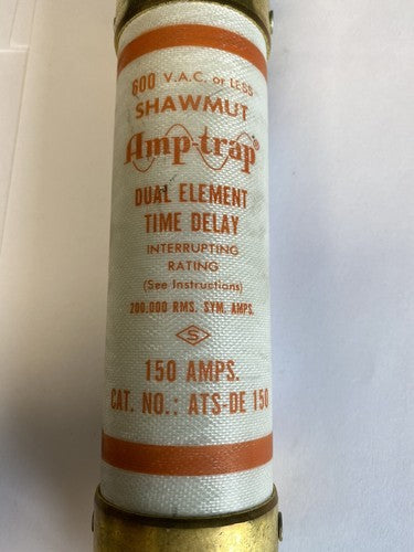 Shawmut Amp-trap ATS-DE-150 150A 600V Fuse "Lot of 2"2