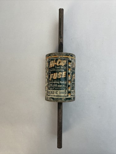 BUSS KRP-C 1000 HI-CAP TIME DELAY CURRENT LIMITING FUSE 600VAC 1000AMP CLASS L3
