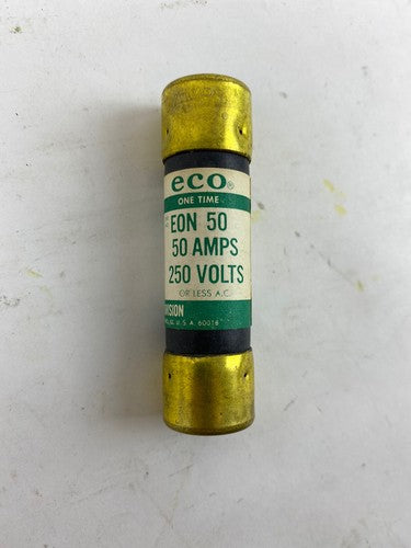 Economy Fuse One-Time EON 50 50A 250V Fuse "Lot of 10"1