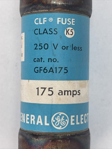 GE GF6A175 CLF FUSE CLASS K5 175AMP 250VAC (LOT OF 3)2