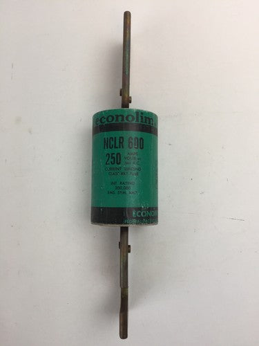 ECONOLIM NCLR 600 CURRENT LIMITING CLASS RK1 FUSE 600AMP 250VAC FEDERAL PACIFIC0