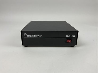 SAMPLEX POWER SEC-1212 SWITCH MODE DC POWER SUPPLY 10AMPS 13.8VDC8