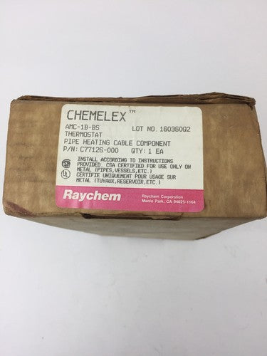 CHEMELEX AMC-1B-BS THERMOSTAT PIPE HEATING CABLE COMPONENT 22A @ 125,250,480VAC1
