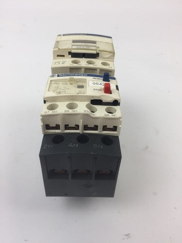 TELEMECANIQUE LC1D09BL CONTACTOR LRD06 OVERLOAD RELAY LAD4TBDL 24V6