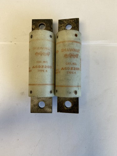 Shawmut Amp-trap A60Z200 200A 600V Fuse "Lot of 2"0