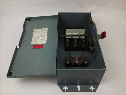 CHALLENGER HD361SNC, SAFETY SWITCH, TYPE 1 INDOOR, 30A, 600V, 3P, FUSIBLE, NEW2