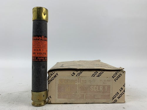 Federal Pacific Econolim SCLR 1 1A 600V Fuse "Lot of 10"0