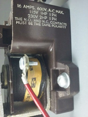 CUTLER HAMMER 13536H28A TYPE MX, INTRINSICALLY SAFE A.C. RELAY, 600V,1PH,16A,NEW5