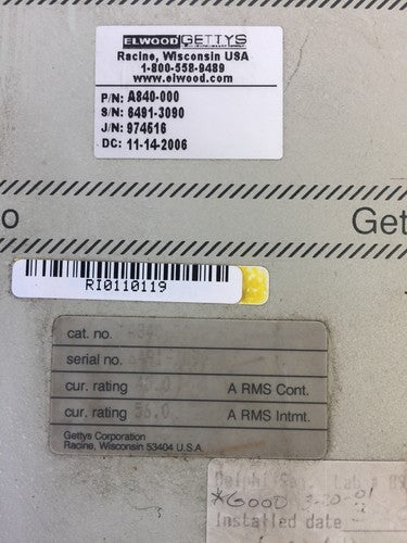 AEG A840-000 AC SERVO GETTYS A8001