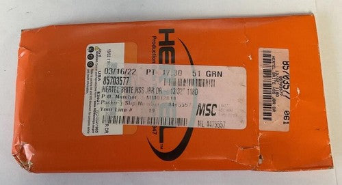 HERTEL 13/32 85703577 118DEG BRITE HIGH SPEED JOBBER DRILL BIT ***LOTOF6***0