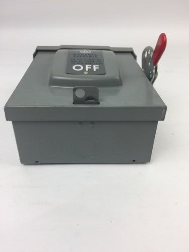 GE TG3221RH GENERAL DUTY SAFETY SWITCH 3SN POLES 120-240 VOLTS 240AC 30AMPS5