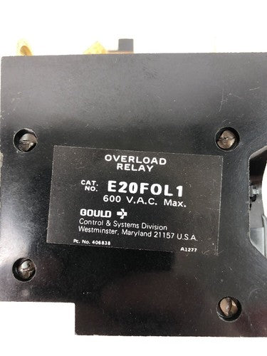 ITE OVERLOAD RELAY KIT SIZE 4 STARTERS CLASS E20 TYPE E20F0L12