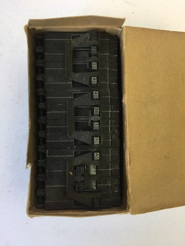 ITE QT2-4030 3 EQ-T QUAD UNITS PLUG-IN CIRCUIT BREAKER 120/240VAC 40/30-40/30A2