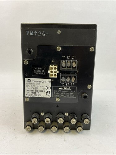 GE GENERAL ELECTRIC PLE3ESBG POWER LEADER EPM 120V 10AMP ELECTRONIC POWER METER3