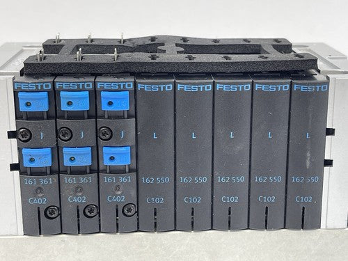 FESTO - CPV14-V1 - VALVE MANIFOLD - W/ PNEUMATIC CONNEC. PLATE, C402(3), C102(5)6