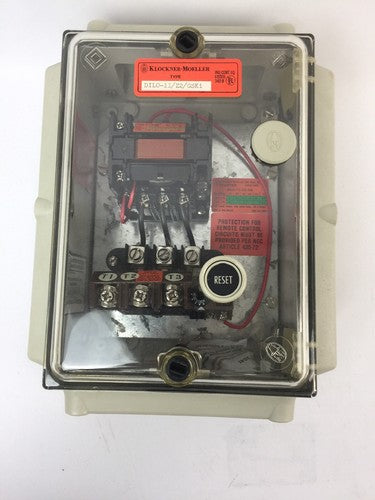 KLOCKNER-MOELLER DIL0-11/Z2/GSKi DIL0-11/Z2-NA INDUSTRIAL CONTROL PANEL ENCLOSUR1