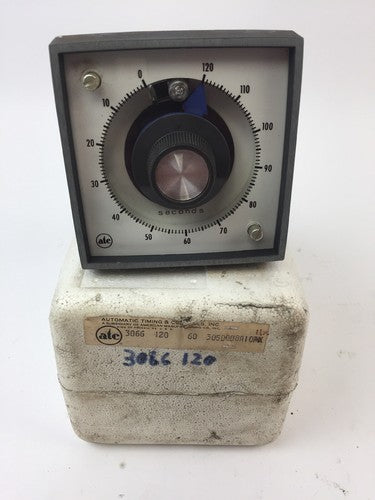 AUTOMATIC TIMING & CONTROLS 3066 305D008A10UX 120 SECOND TIMER 120V 60HZ0