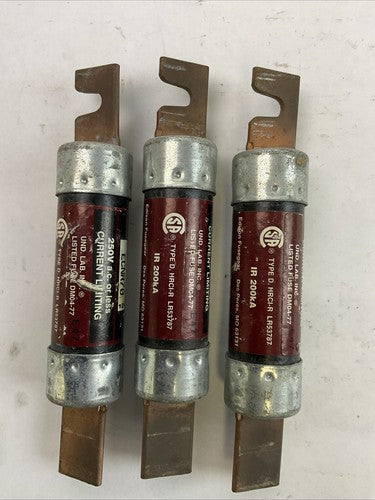 BULLET ECNR70 DUAL ELEMENT TIME DEALY FUSE 70AMP 250VAC (LOT OF 3)4
