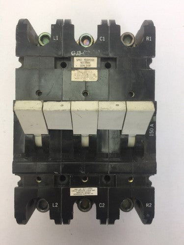 HEINEMANN GJ3-G3-DU CIRCUIT BREAKER 150AMP 240V 3POLE 50/60HZ GJ3-Z27-1 54451770