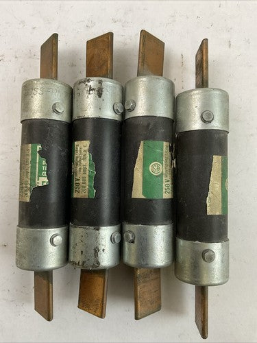 FUSETRON FRN 70 DUAL ELEMENT TIME DEALY FUSE 70AMP 250VAC (LOT OF 4)0