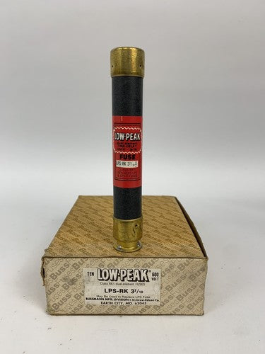 Bussman Low-Peak Dual Element LPS-RK 3 2/10 3 2/10A 600V Fuse "Lot of 10"0