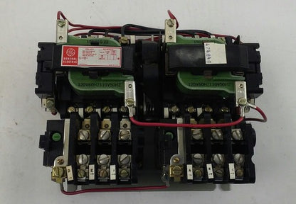 GE MAGNETIC TWO SPEED STARTER CR209B000AKA - NEMA SIZE 0, 18 AMP  (NEW)0