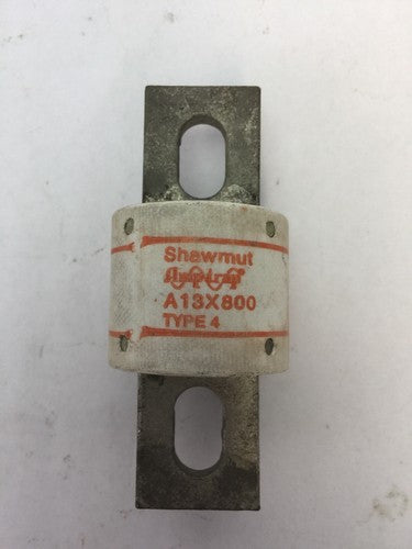 GOULD SHAWMUT AMPTRAP A13X800 FUSE 800AMP 130V TYPE 40