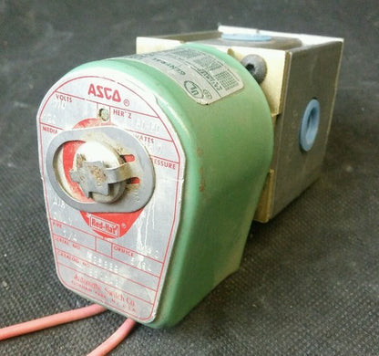 ASCO 8340A3 RED-HAT VALVE 110/120V 1/4" PIPE 5/64 ORIFICE 150psi AIR1