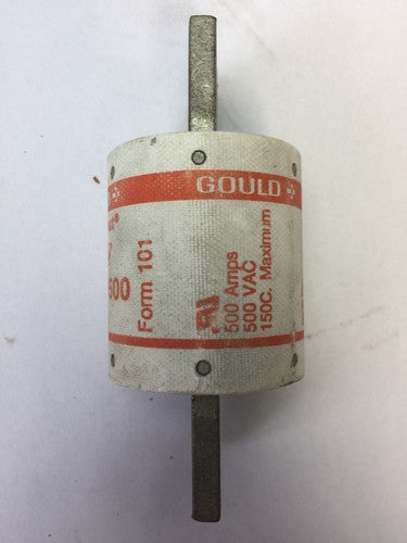 GOULD SHAWMUT AMPTRAP A50P500 FUSE 500 AMP 500VAC TYPE 4 FORM 1012
