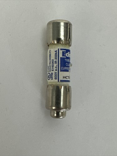 EDISON HCTR10 TIME DELAY CURRENT LIMITING FUSE 10AMP 600VAC (LOT OF 3)3