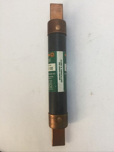 BRUSH KOS100 CLASS K5 ONE TIME FUSE 100AMP 600VAC3