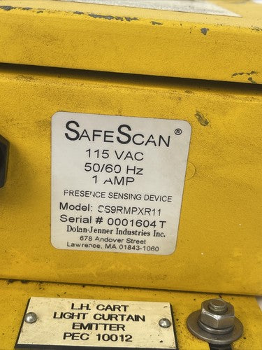 SAFESCAN SS9RMPXR11 TRANSMITTER CONTROL UNIT 115VAC 1AMP MISSING PILOT LIGHT1