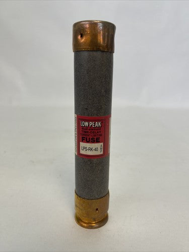 BUSS LPS-RK-40 LOW-PEAK DUAL ELEMENT TIME DELAY FUSE 600VAC 40AMP (LOT OF 10)1